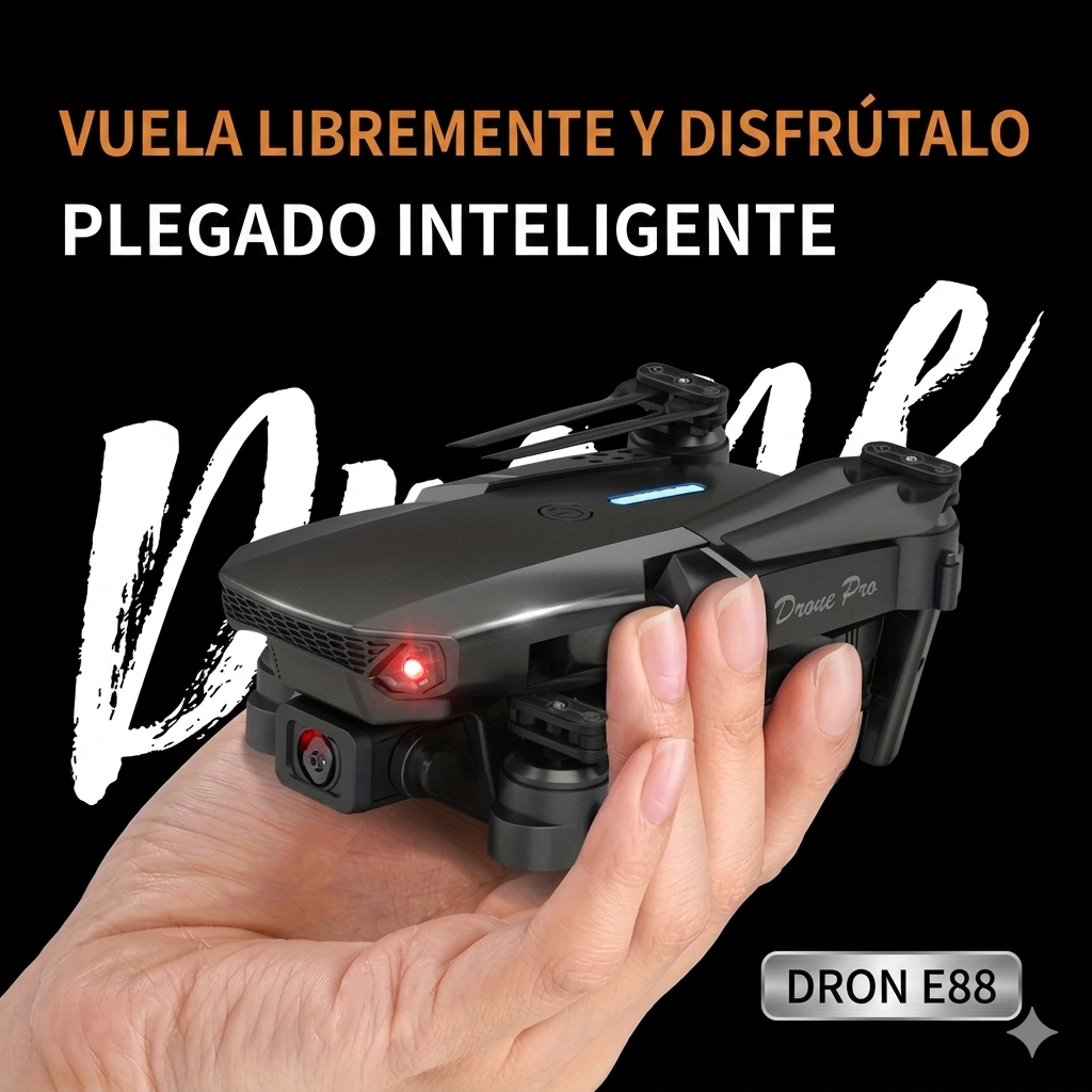 🚁 Dron SkyView Pro: El Único Ultra-Resistente Diseñado A Prueba de Choques y Principiantes🔥🔥