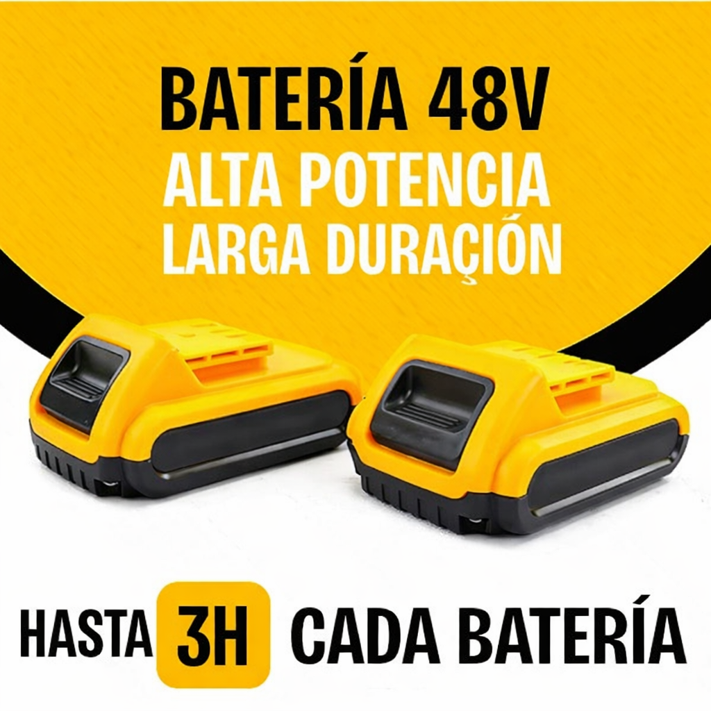 Taladro Percutor 48v bateria Grande
