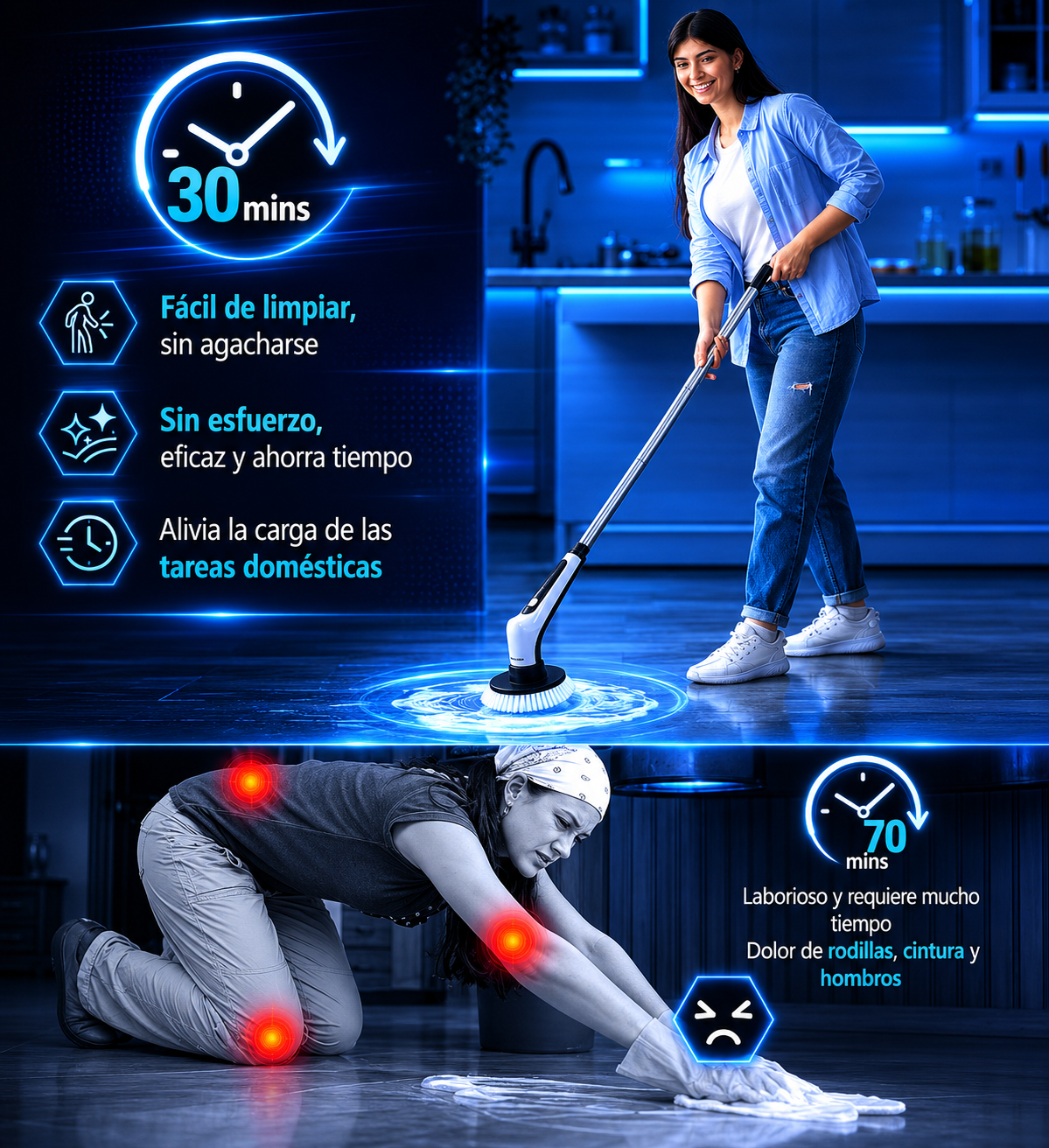 PowerClean 360° | Limpieza total sin esfuerzo