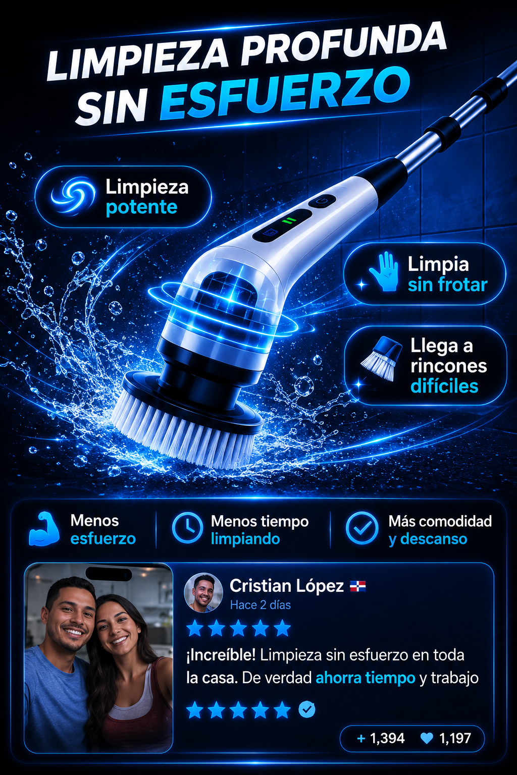 PowerClean 360° | Limpieza total sin esfuerzo