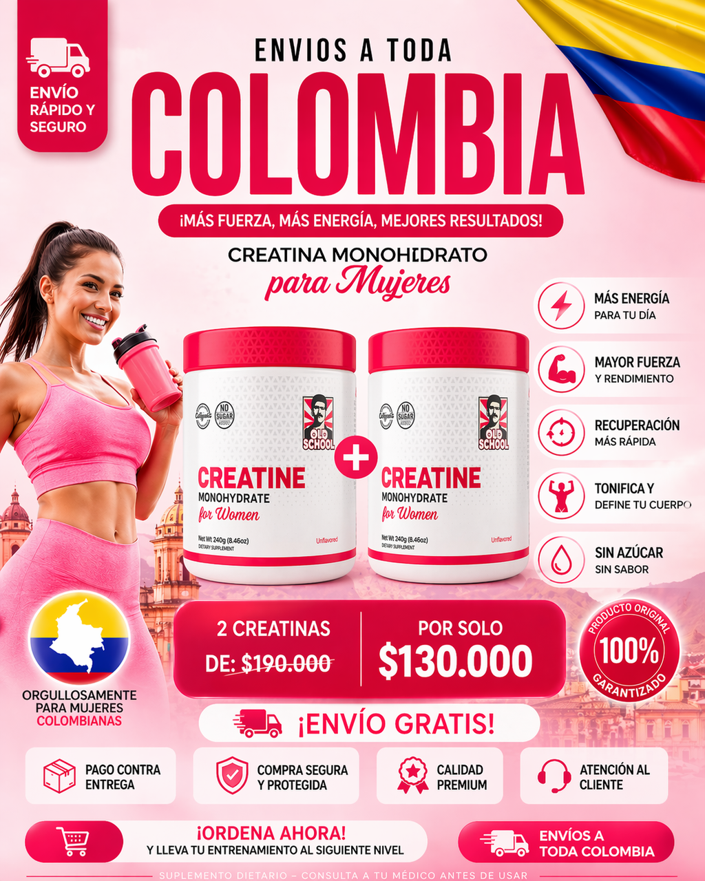 Creatine Monohydrate X2