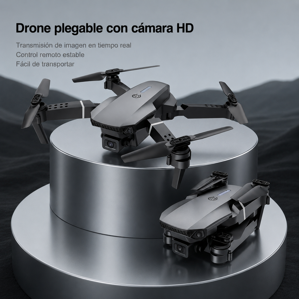 🚁 Dron SkyView Pro: El Único Ultra-Resistente Diseñado A Prueba de Choques y Principiantes🔥🔥