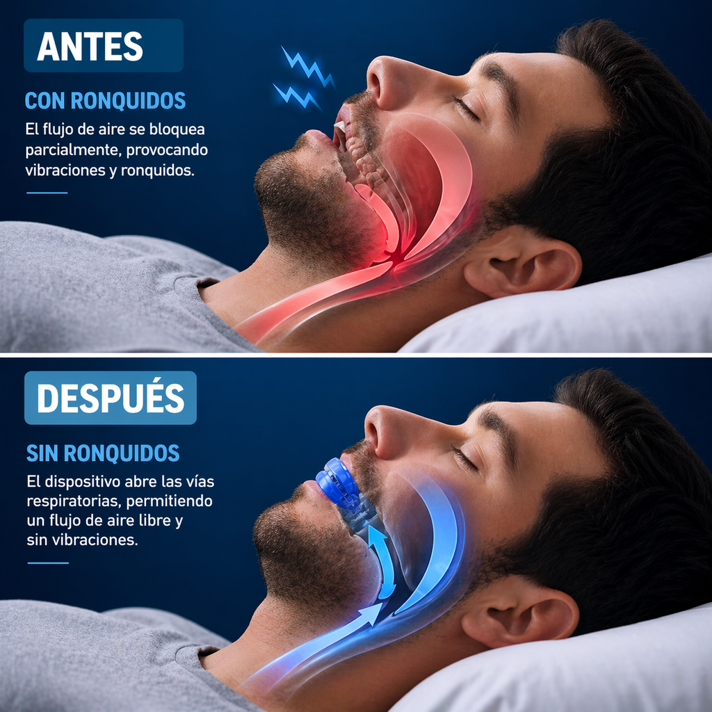 🔥 ¡Deja de Roncar y Recupera Tus Noches de Descanso!