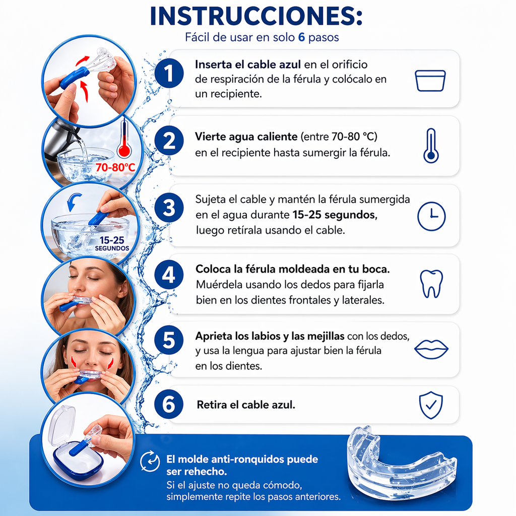 🔥 ¡Deja de Roncar y Recupera Tus Noches de Descanso!